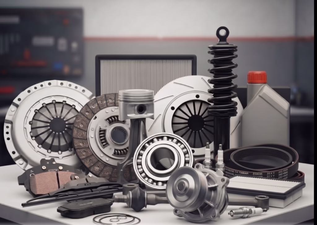 Conjunto de peças automotivas de linha leve